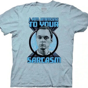 ❤️2/$30❤️[XL]The Big  Bang Sheldon Sarcasm Men SS T shirt